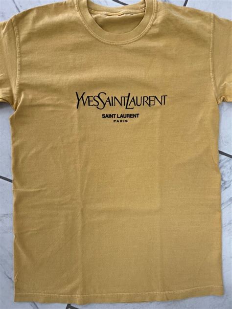 yves saint laurent t shirt ebay|ysl formal shirts.